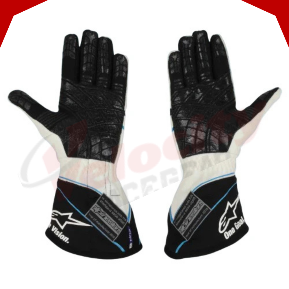 George Russell 2019 Monaco GP Williams F1 Race Gloves