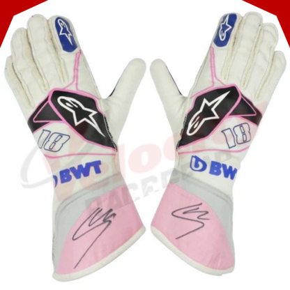 Lance Stroll 2019 Racing Point BWT F1 Race Gloves