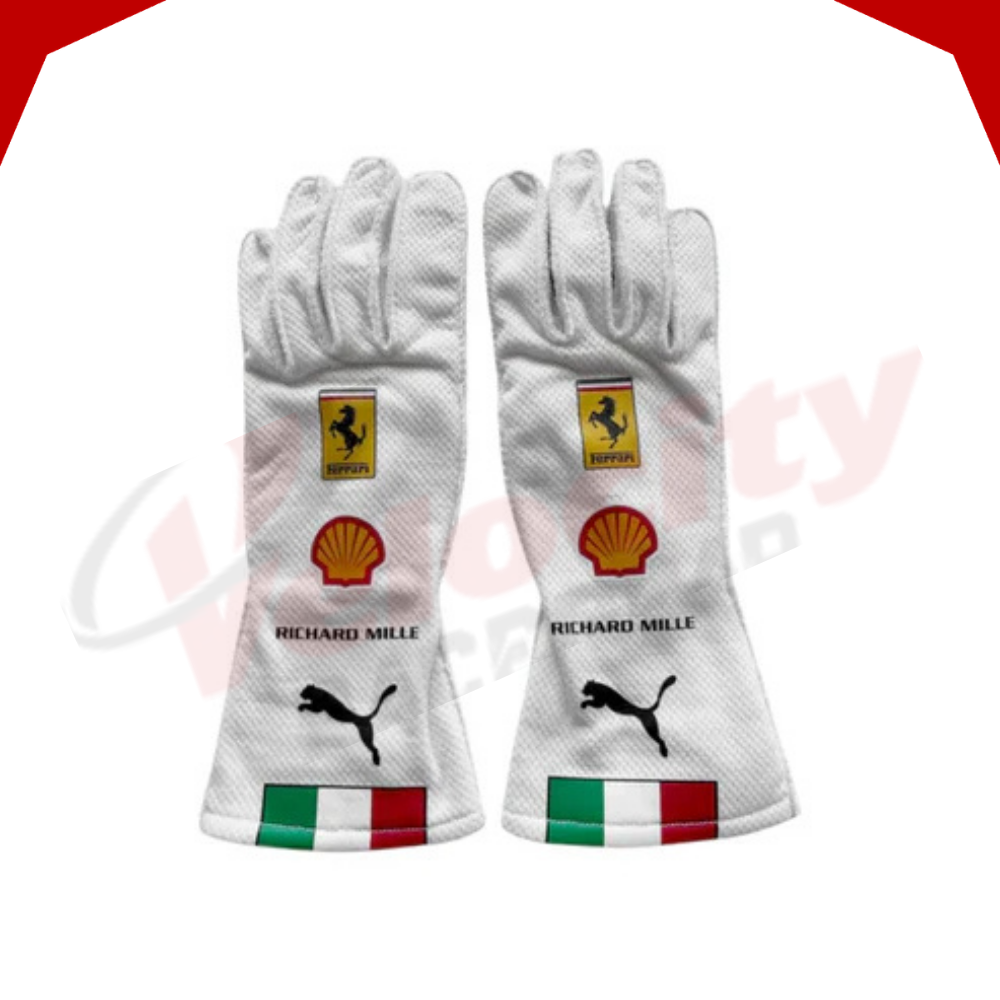 Scuderia Ferrari F1 Team 2025 Monza GP Driver Replica Gloves