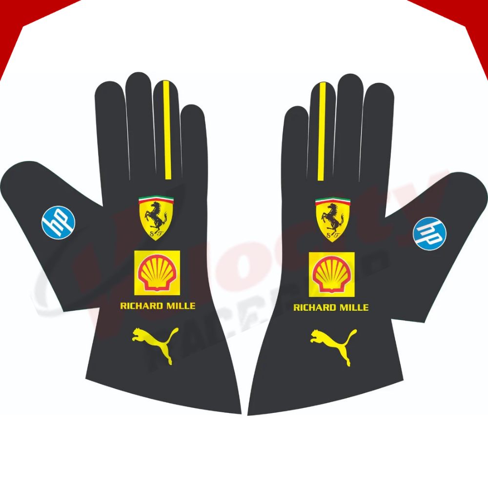 Charles Leclerc 2024 Monza GP Scuderia Ferrari F1 Race Gloves