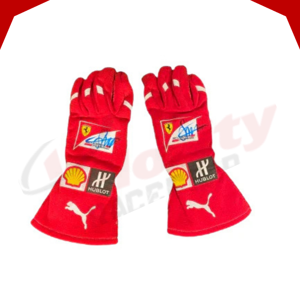 Sebastian Vettel 2015 Scuderia Ferrari F1 Race Gloves
