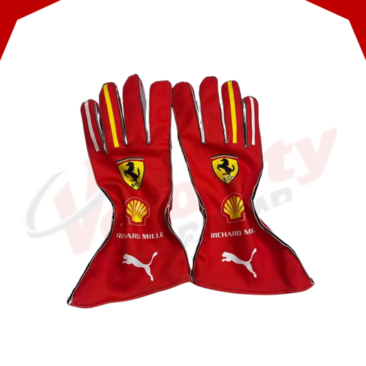 Charles Leclerc 2024 Ferrari F1 Racing Gloves